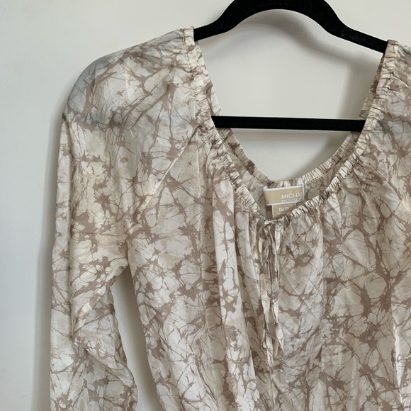 Micheal Kors Beige Blouse - Picture 4 of 5